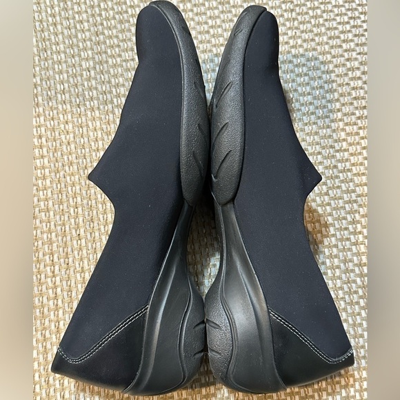 ECCO Rise GoreTex Leather Waterproof Comfort Walking Shoe Slip On Wedge US 8-8.5 - Picture 4 of 10